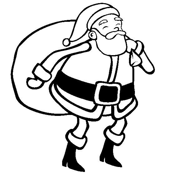 Święty Mikołaj kolorowanki